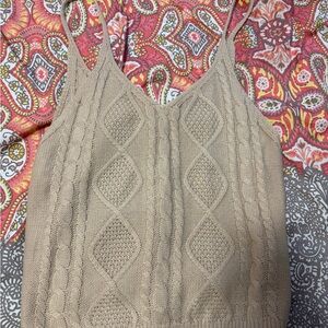 Forever 21 Women's Cable Knit Tank